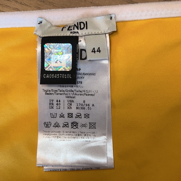 ❤️ Authentic Distorted Fendi Bikini, - Picture 4 of 9